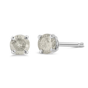 .925 Sterling Silver 3/4 Cttw 4-Prong